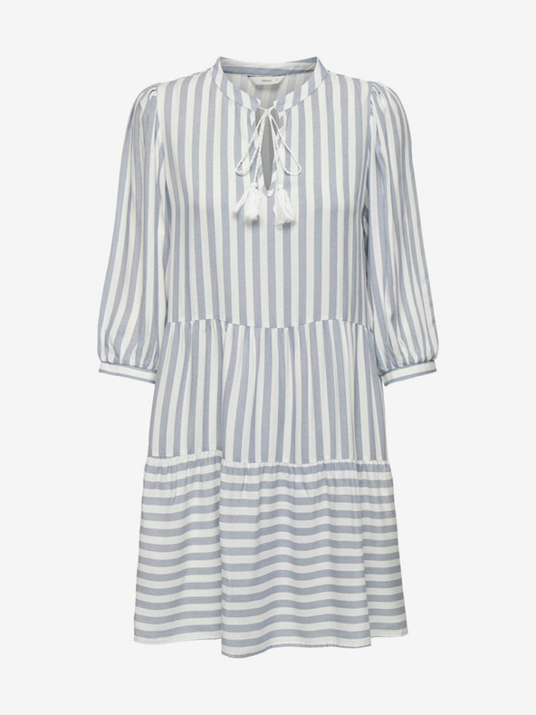 ONLY Синя и бяла дамска рокля на райета ONLY Kaya