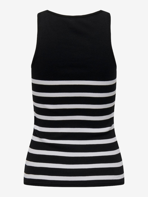 ONLY Черен дамски раиран потник ONLY Kenya