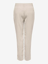 ONLY Кремав дамски панталон ONLY Aris
