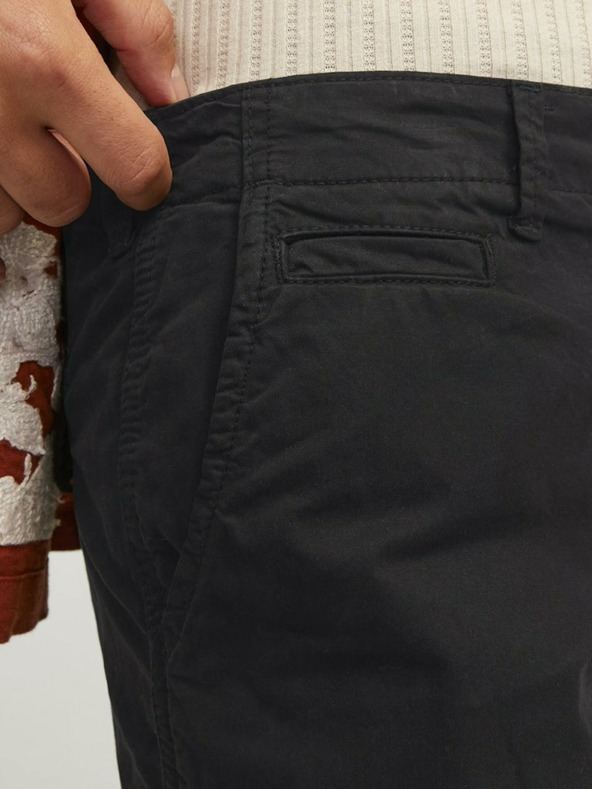 Jack & Jones Черни мъжки къси панталони Jack & Jones Cole