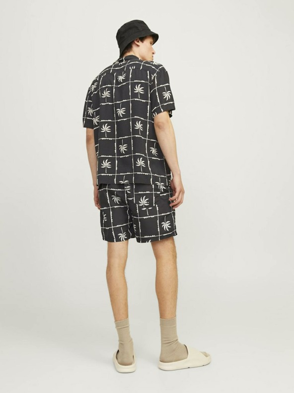 Jack & Jones Черни мъжки бански костюми с шарка Jack & Jones Fiji