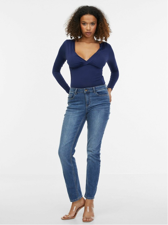 Orsay Тъмносиньо дамско боди ORSAY