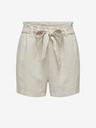 Jacqueline de Yong Кремави дамски ленени шорти JDY Say