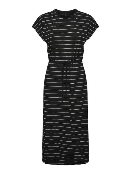 ONLY Черно дамско миди с райе ONLY May