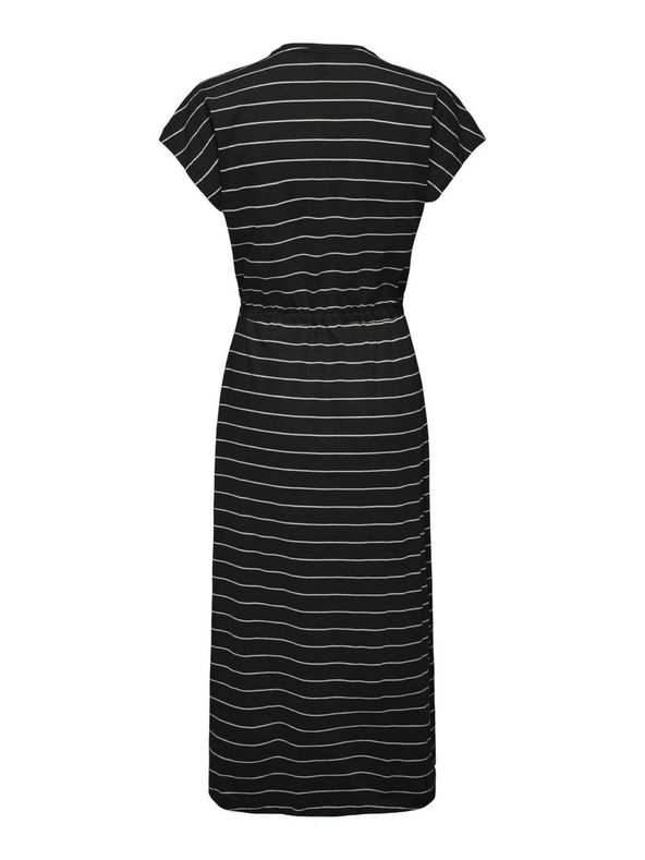 ONLY Черно дамско миди с райе ONLY May