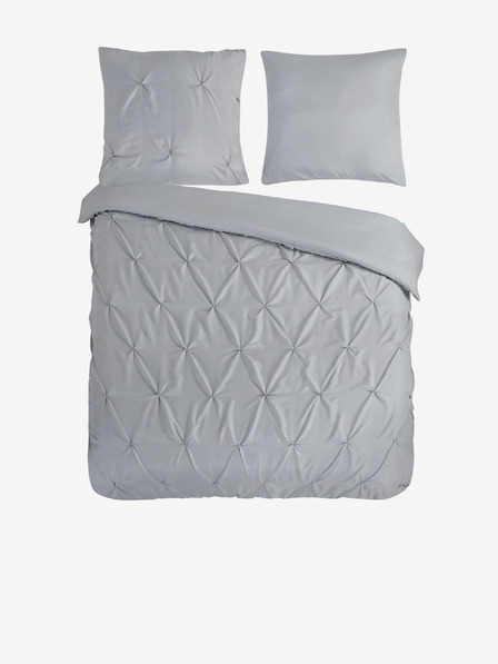 Pure Сиво спално бельо Pure 240 x 220 cm