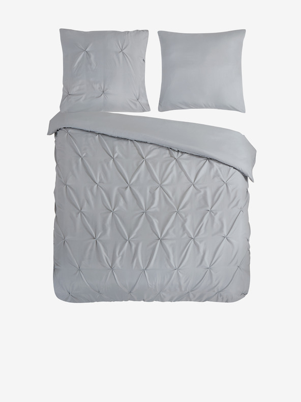 Pure Сиво спално бельо Pure 240 x 220 cm