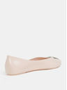 Zaxy Светлорозови лъскави балерини със златни детайли Zaxy Chic