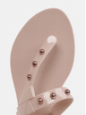 Zaxy Светлорозови джапанки с детайли от розово злато Zaxy Spike
