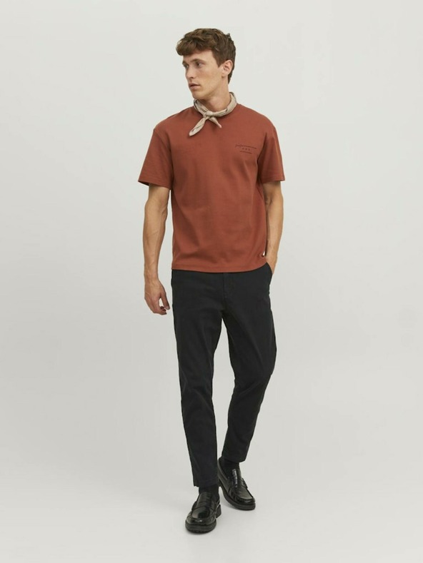Jack & Jones Черен мъжки панталон Jack & Jones Stace