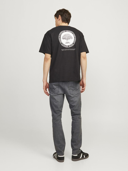 Jack & Jones Сиви мъжки дънки с тясна кройка Jack & Jones Glenn
