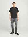 Jack & Jones Сиви мъжки дънки с тясна кройка Jack & Jones Glenn