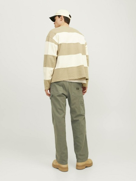 Jack & Jones Мъжки панталони Jack & Jones Eddie в цвят каки