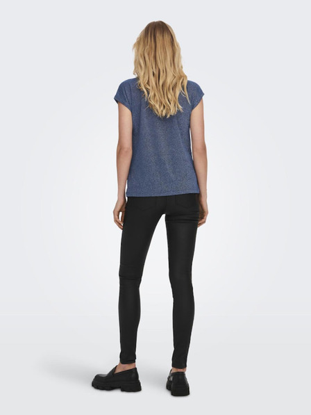 ONLY Синя дамска тениска ONLY Silver