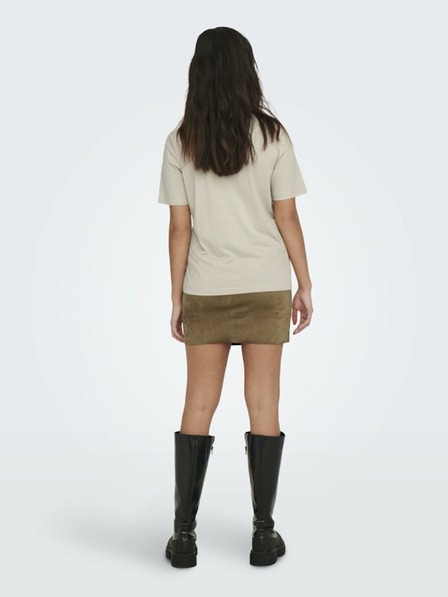 ONLY Бежова дамска тениска ONLY Only