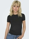 ONLY Черна дамска основна тениска ONLY Lea