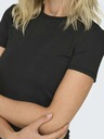 ONLY Черна дамска основна тениска ONLY Lea