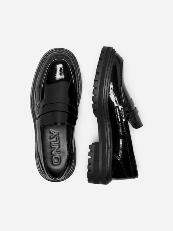 ONLY Черни дамски мокасини ONLY