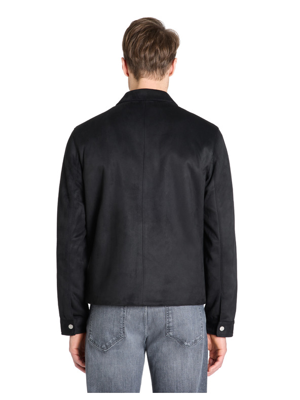 Celio Мъжко черно яке от велур Celio Lufaster