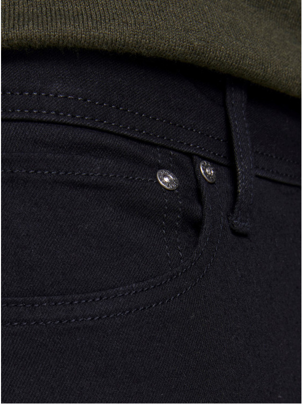 Jack & Jones Черни прилепнали дънки Jack & Jones Glenn