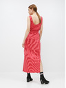 Vero Moda Основна макси рокля на червени райета с копчета и прорези VERO MODA Daina