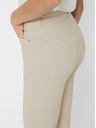 ONLY Бежови дамски изрязани дънки с права кройка ONLY Emily