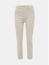 ONLY Бежови дамски изрязани дънки с права кройка ONLY Emily