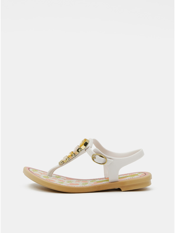 Grendha Бели сандали Grendha за момичета