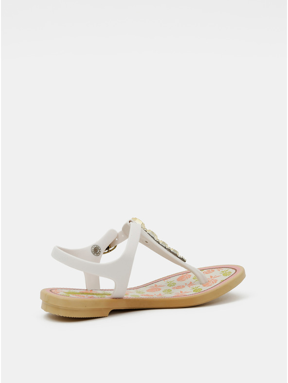 Grendha Бели сандали Grendha за момичета