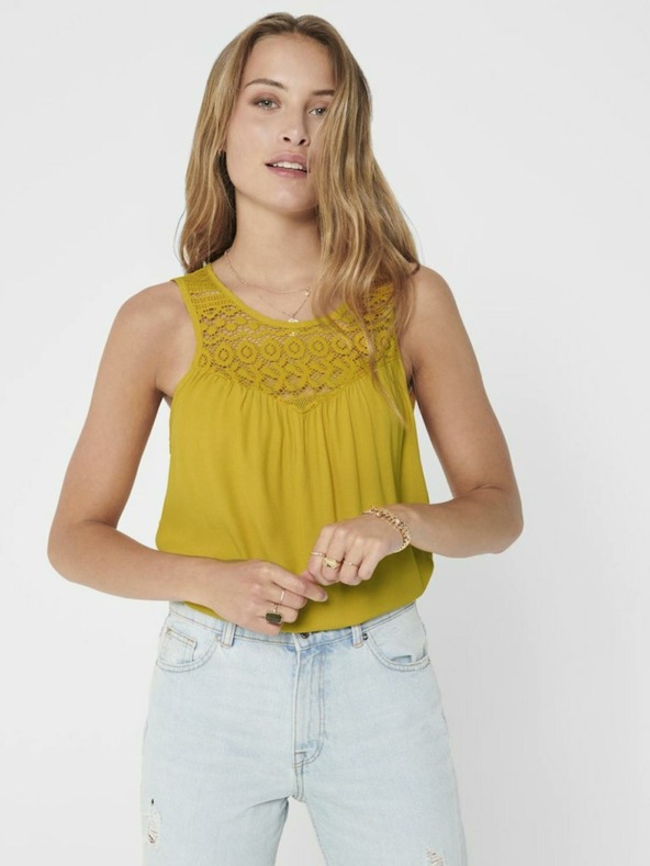 ONLY Горчичен топ ONLY Vide