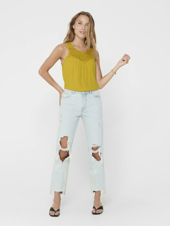 ONLY Горчичен топ ONLY Vide