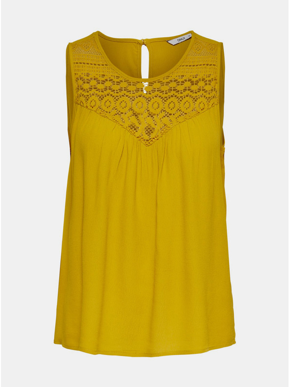 ONLY Горчичен топ ONLY Vide