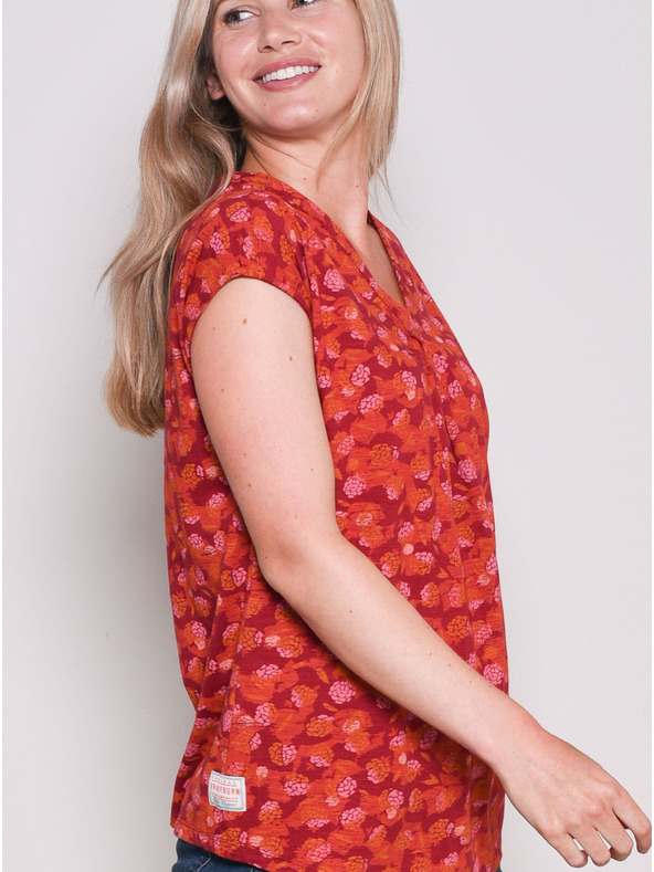 Brakeburn Червена шарена тениска Brakeburn