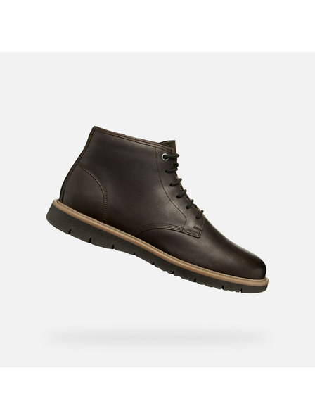 Geox Тъмнокафяви мъжки боти Geox Pove
