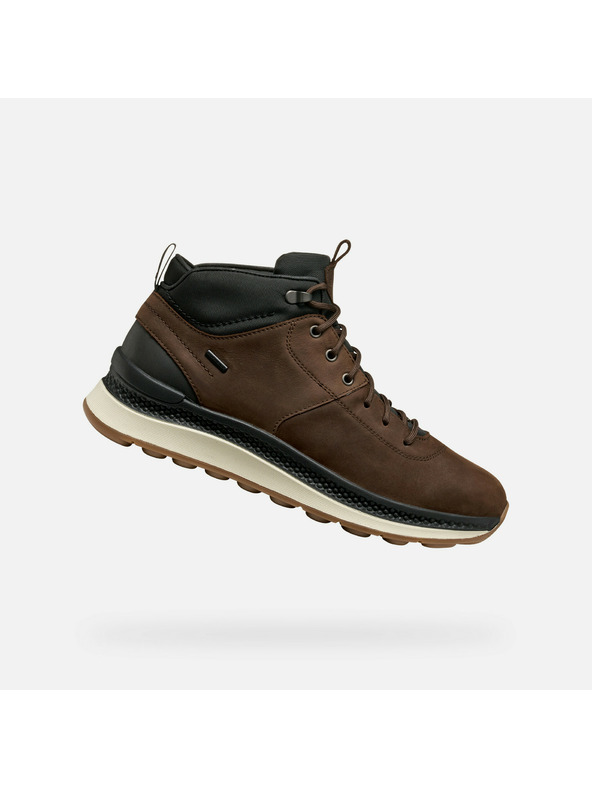 Geox Тъмнокафяви мъжки боти Geox Spherica Actif X2