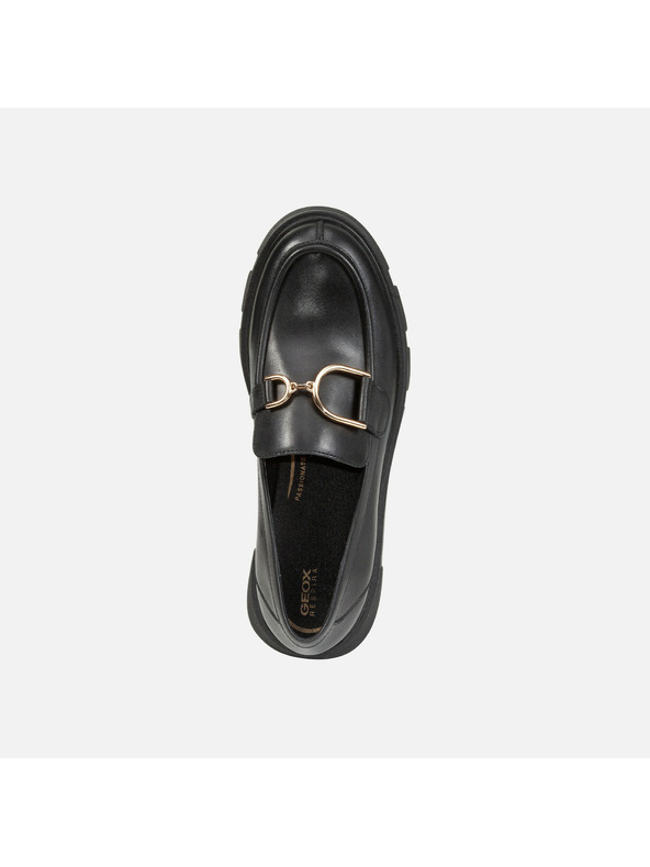Geox Черни дамски мокасини Geox Vilde