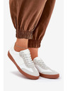 BIG STAR SHOES Дамски платнени маратонки Big Star – бяло-сиви