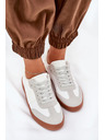 BIG STAR SHOES Дамски платнени маратонки Big Star – бяло-сиви