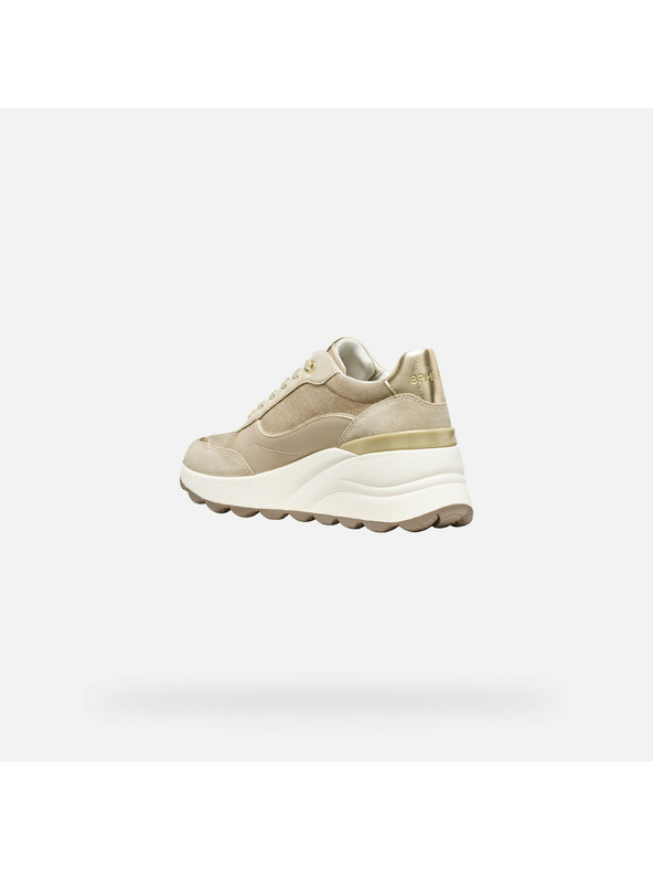 Geox Кремави дамски маратонки Geox Spherica EC13