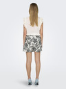 ONLY Бели дамски шарени къси панталони/пола ONLY Kiera