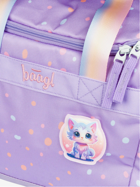 BAAGL  Лилава детска спортна чанта Домашни любимци Baagl