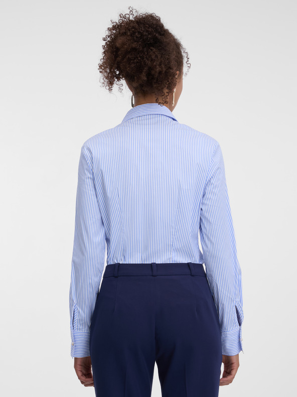 Orsay Светлосиня раирана дамска риза ORSAY