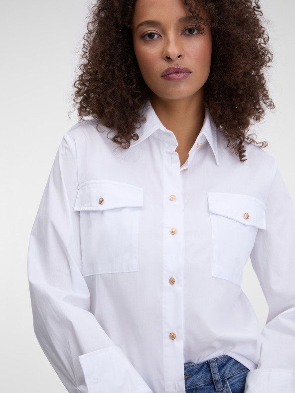 Orsay Бяла дамска риза ORSAY