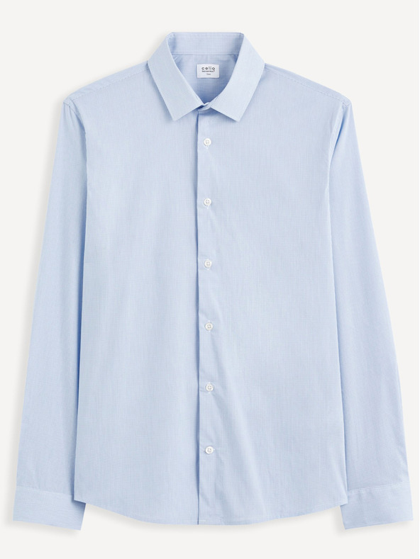 Celio Карирана риза Slim Masantal2 Celio