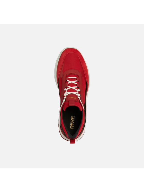 Geox Червени мъжки маратонки Geox Spherica Actif D