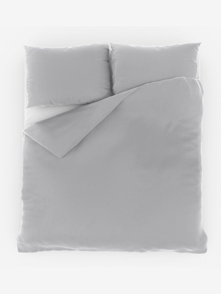 Kvalitex Френски муселинов спален комплект 240x200, 70x90cm светлосив Kvalitex