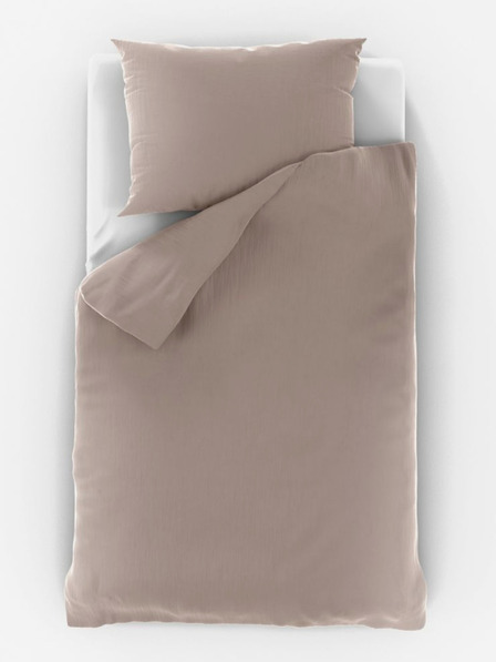 Kvalitex Муселново спално бельо за детско легло бежово Kvalitex