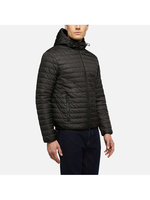 Geox Черно мъжко яке Geox Wilmer