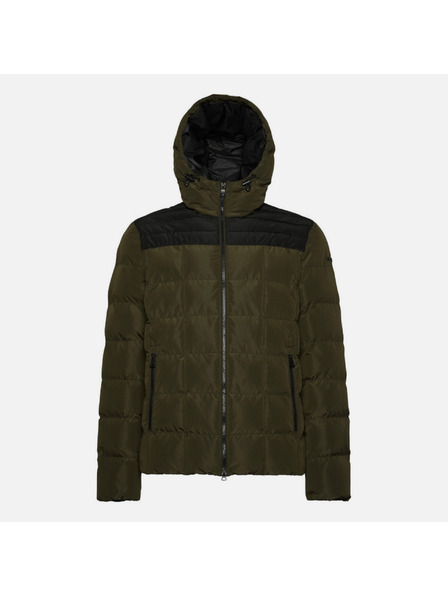 Geox Тъмнозелено мъжко яке Geox Magnete Hoojkt