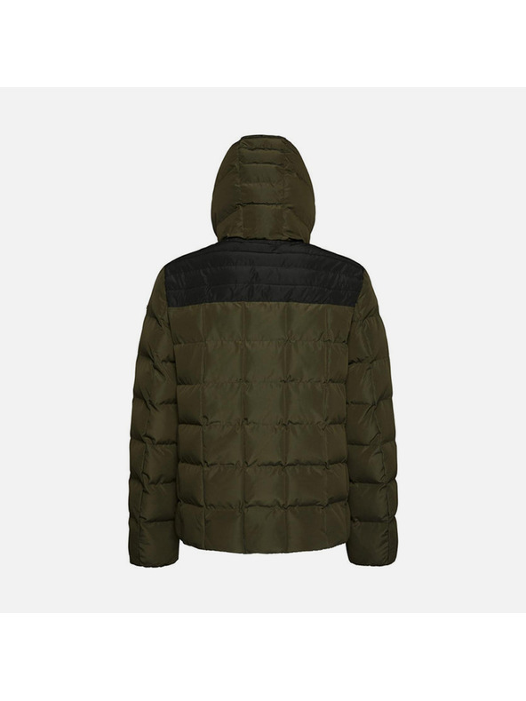 Geox Тъмнозелено мъжко яке Geox Magnete Hoojkt